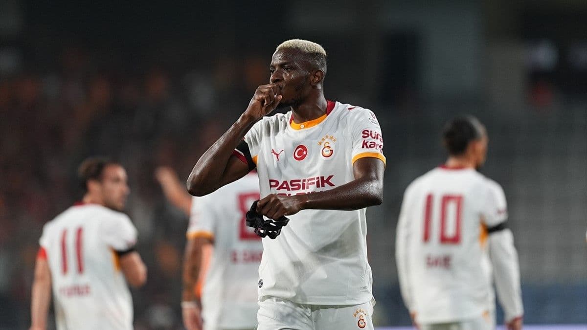 Osimhen'in gol sevinci