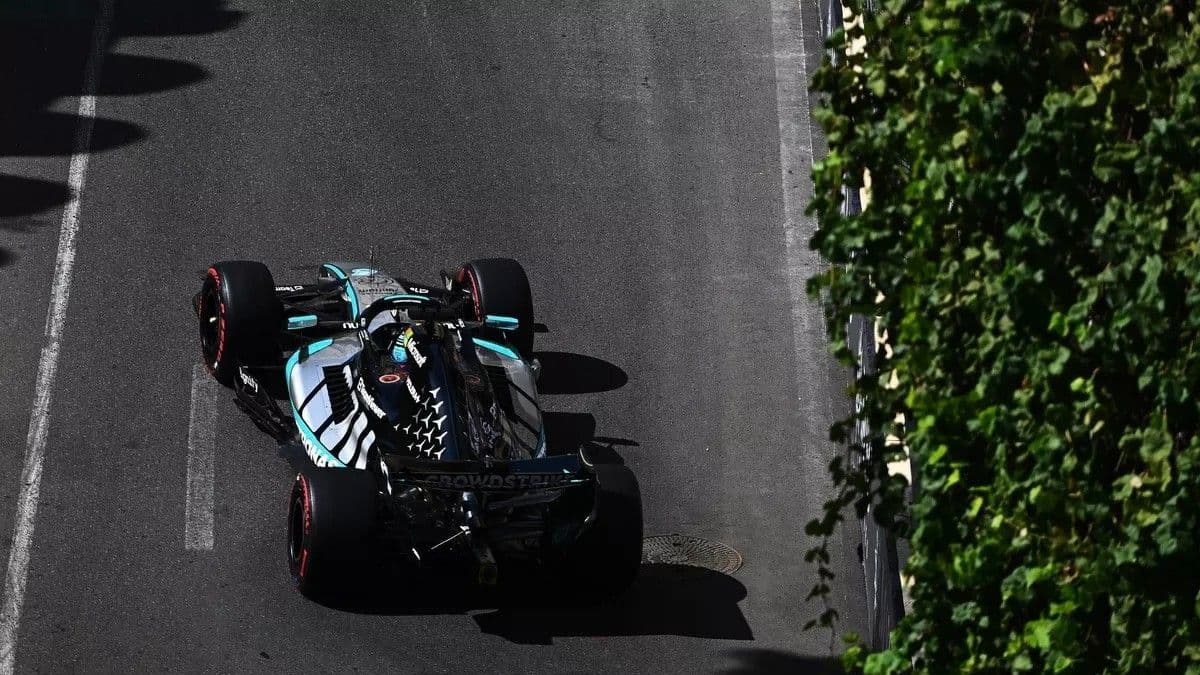 Bakü’de 1.001 saniyelik nefes! Russell pole’de, Verstappen 8. sırada kaldı