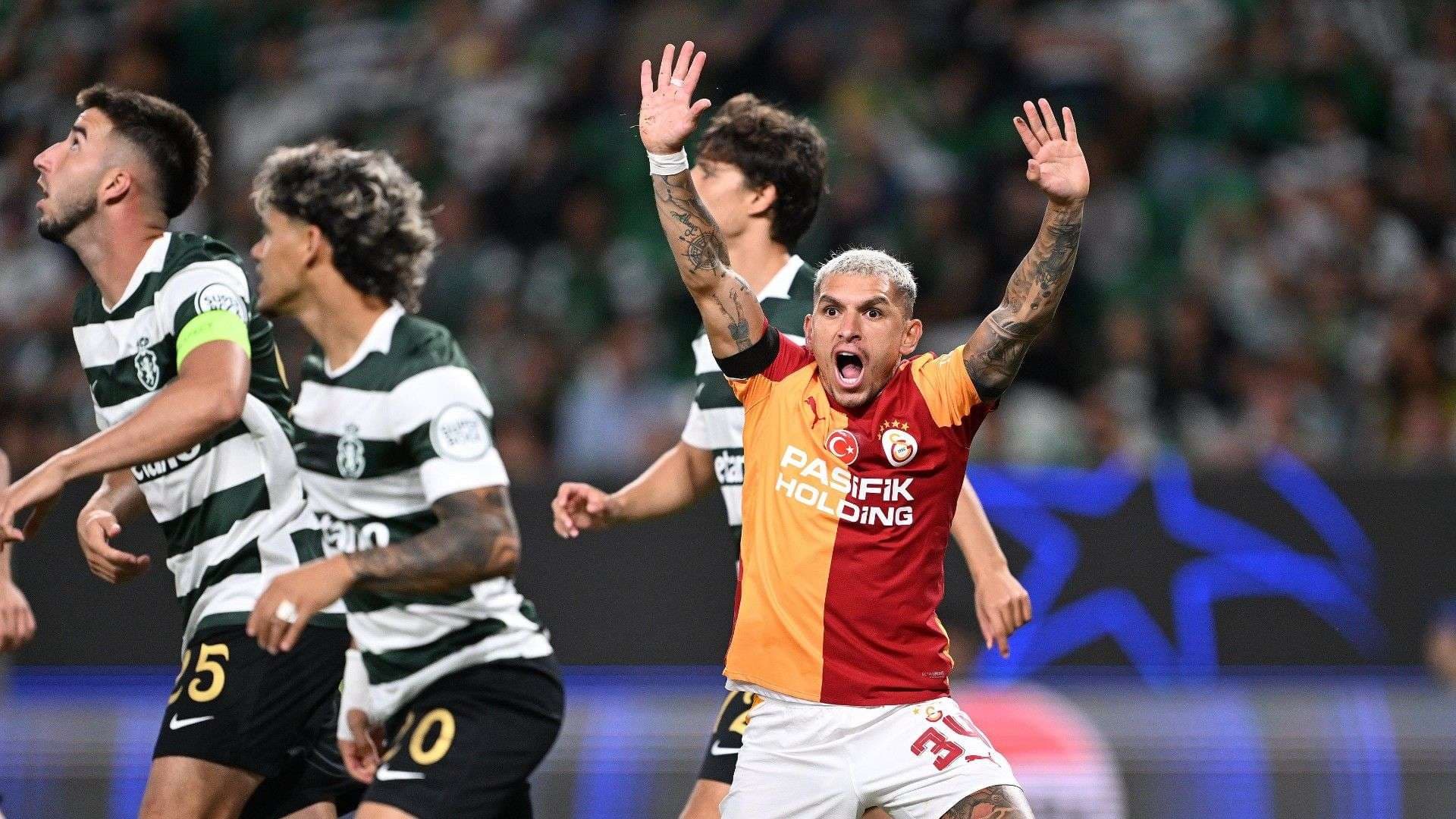 Galatasaray'da Torreira sahnede! Sporting CP deplasmanında öne geçti