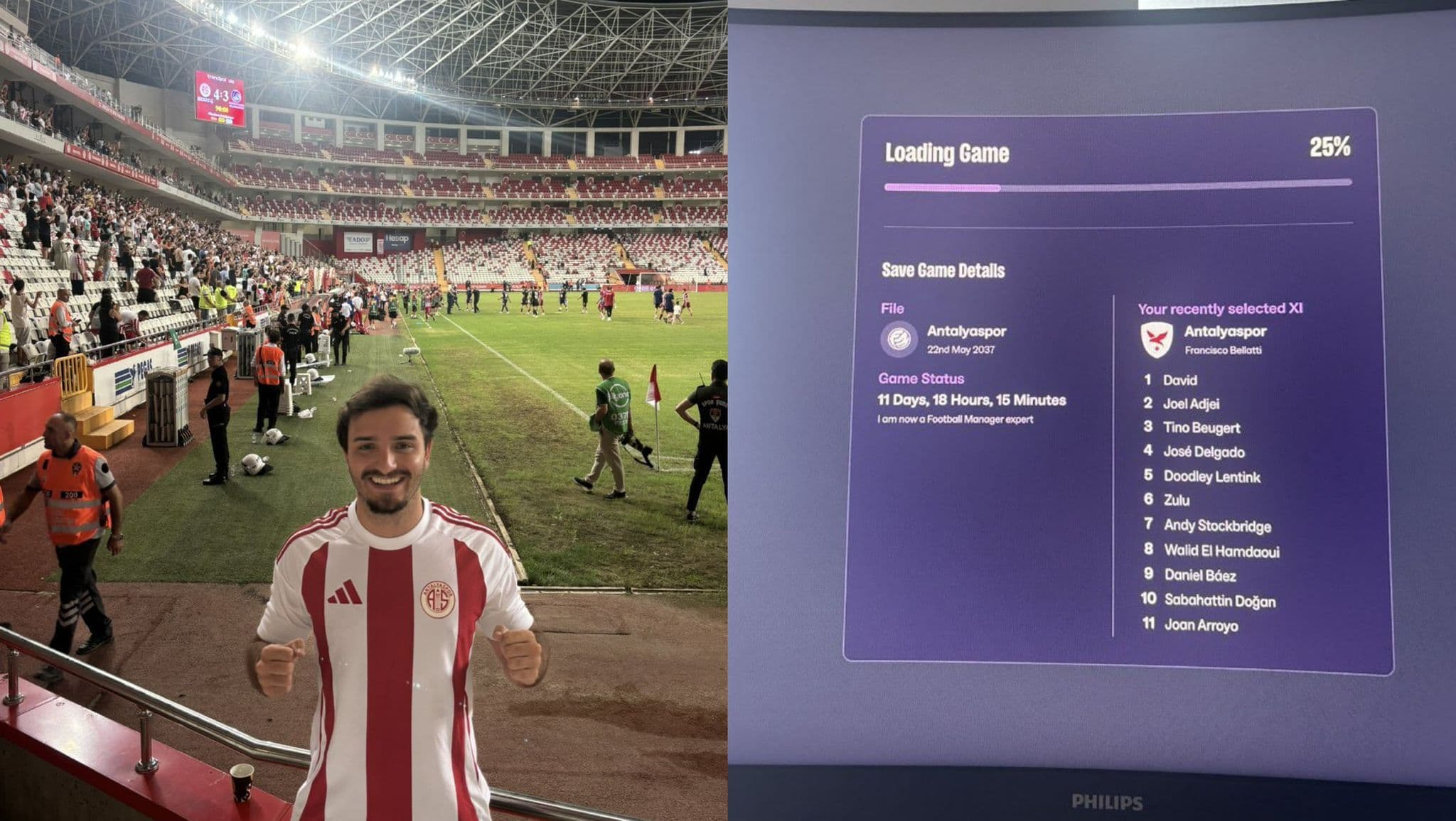 Arjantinli Antalyaspor taraftarı