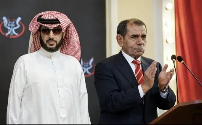 Suudi Arabistan Spor Bakanı Prens Abdülaziz bin Türki el-Faysal - Galatasaray Kulübü Başkanı Dursun Özbek