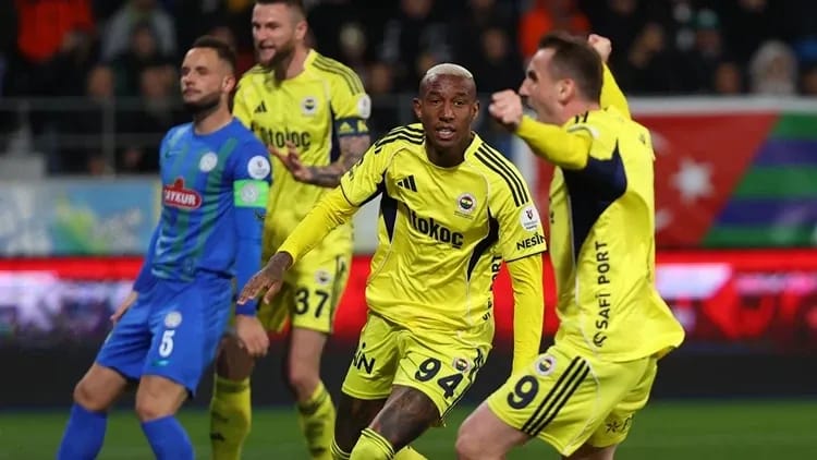 Fenerbahçe, liderlik maçına çıkıyor! Rakip Rizespor Muhtemel 11'ler...