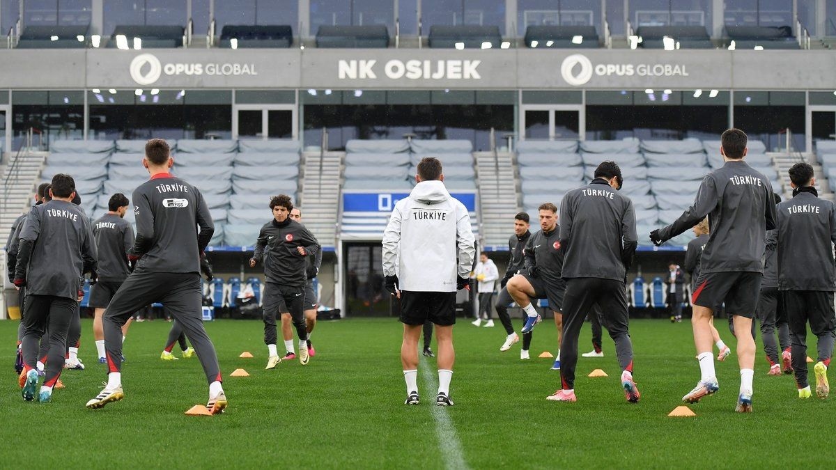 Ümit Milli Futbol Takımı, Hırvatistan maçını bekliyor