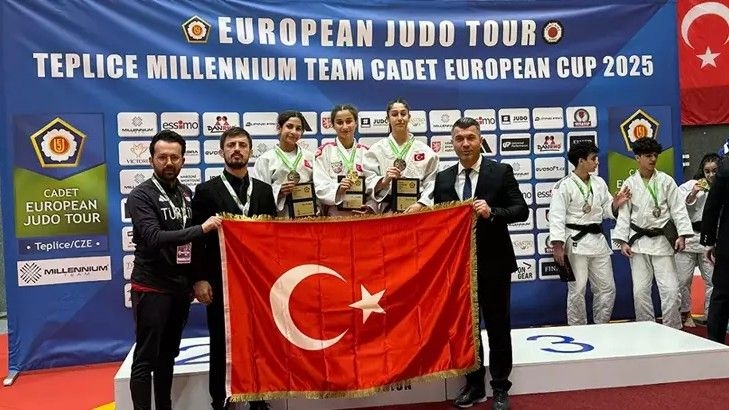 Milli judocular, Ümitler Avrupa Kupası'nda 3 madalya kazandı