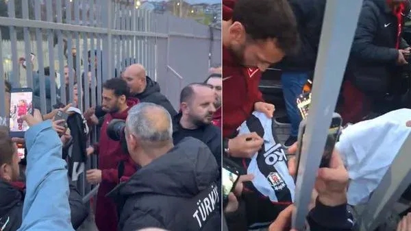 Hakan Çalhanoğlu Beşiktaş formasını imzaladı