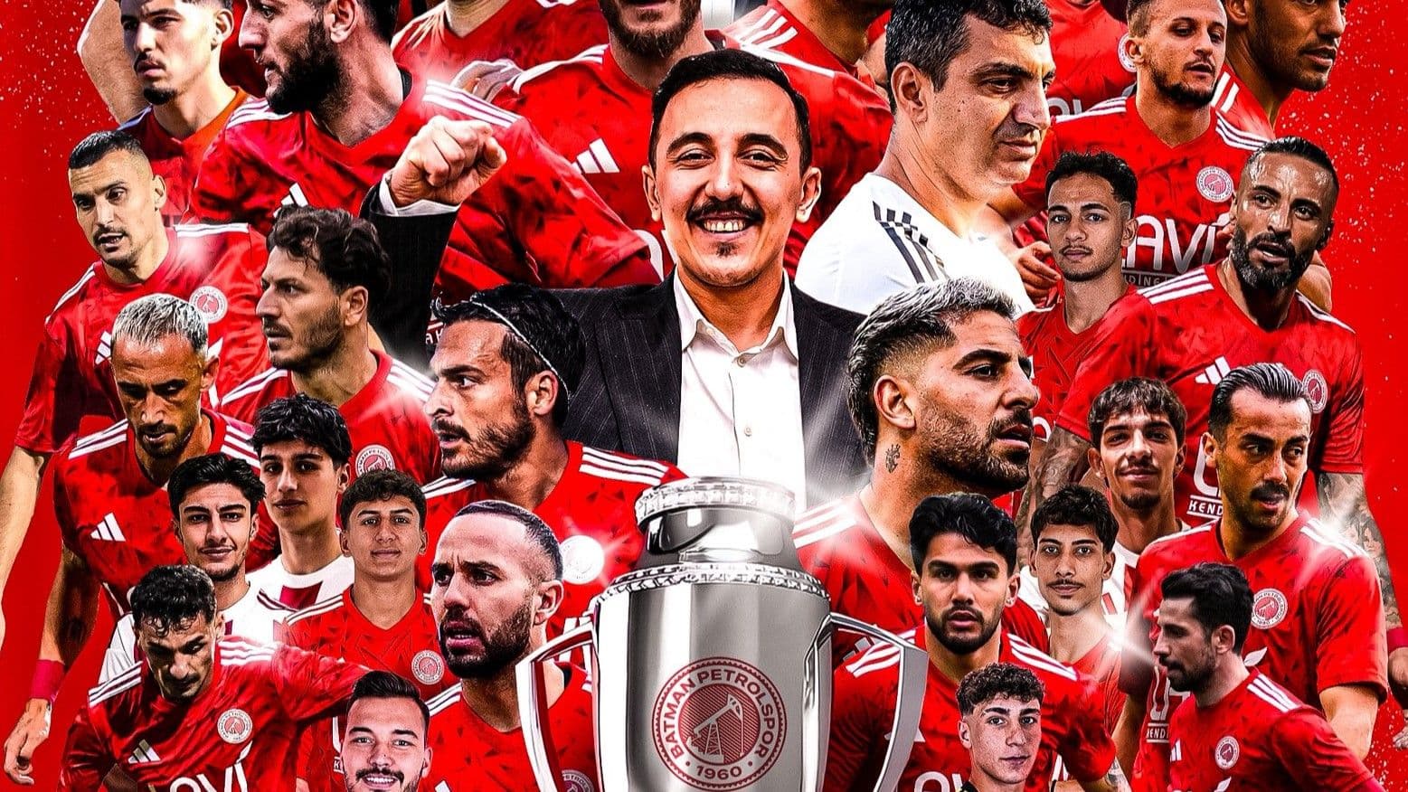 Şampiyon Batman Petrolspor! TFF 1. Lig'e yükselen ilk takım...