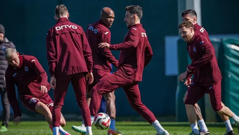 Trabzonspor'un antrenmanı