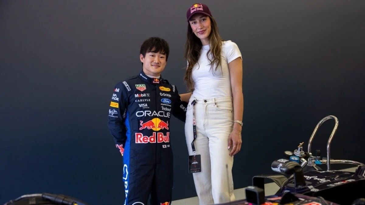 Hande Baladın, Formula 1 pilotu Tsunoda ile bir araya geldi