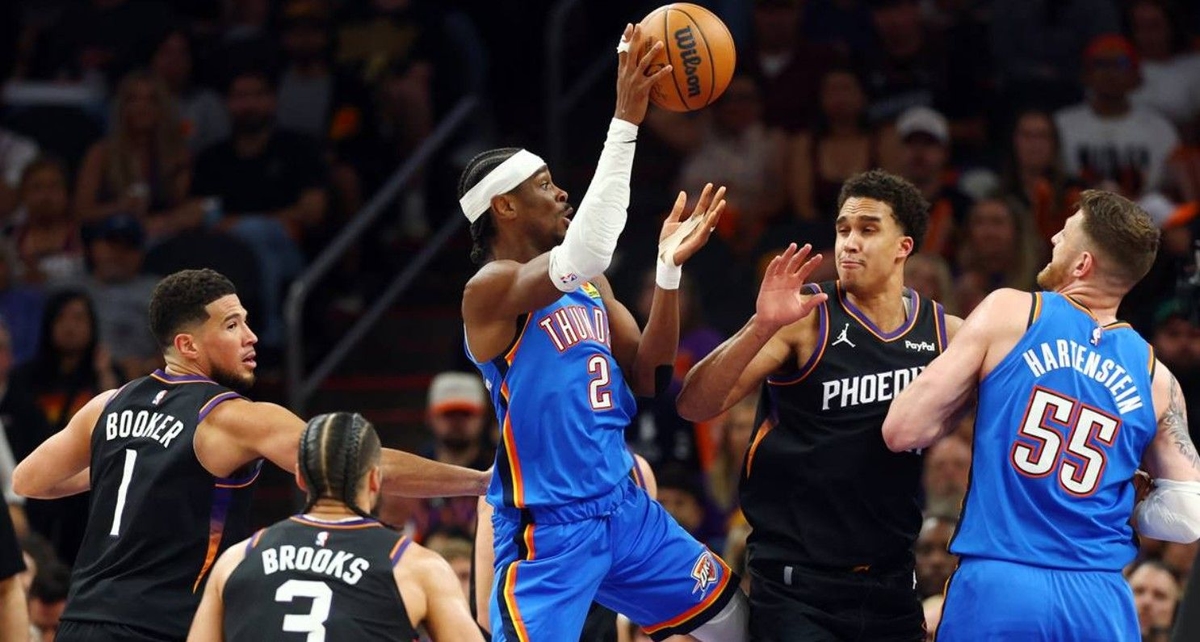 NBA play-off'larında Suns'ı 4-0'la geçen Thunder konferans yarı finaline yükseldi