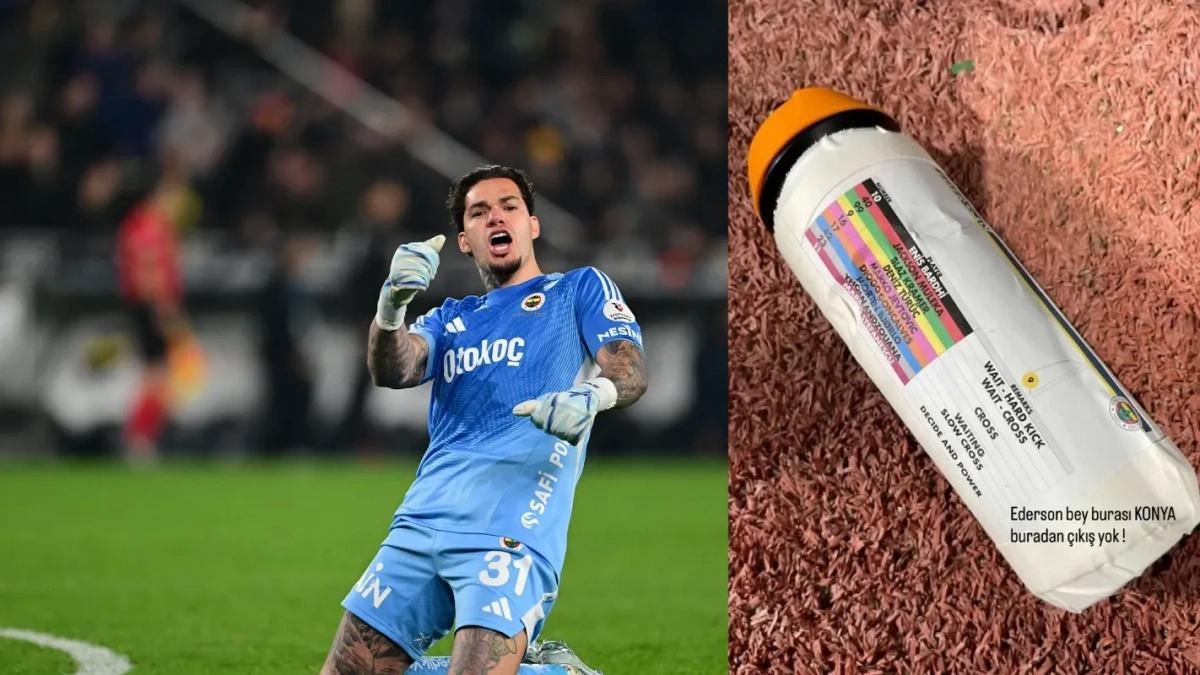 Ederson'un şişesini çalan taraftar paylaşım yaptı! Penaltı kağıtları...