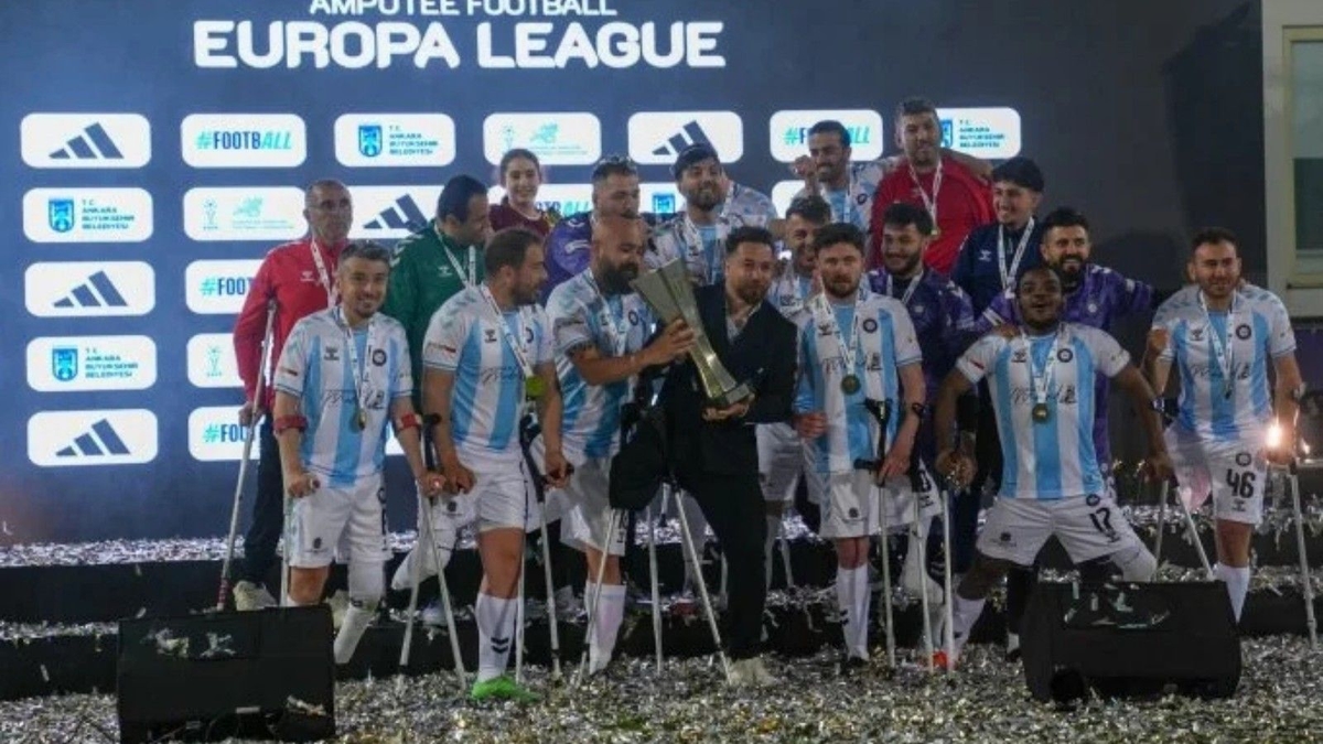 Ampute Futbol Avrupa Ligi'nin şampiyonu Başkent Ampute Futbol Gücü oldu