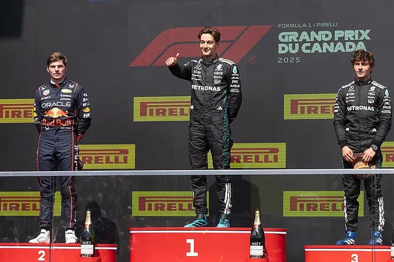 2025 Canada Grand Prix podyum