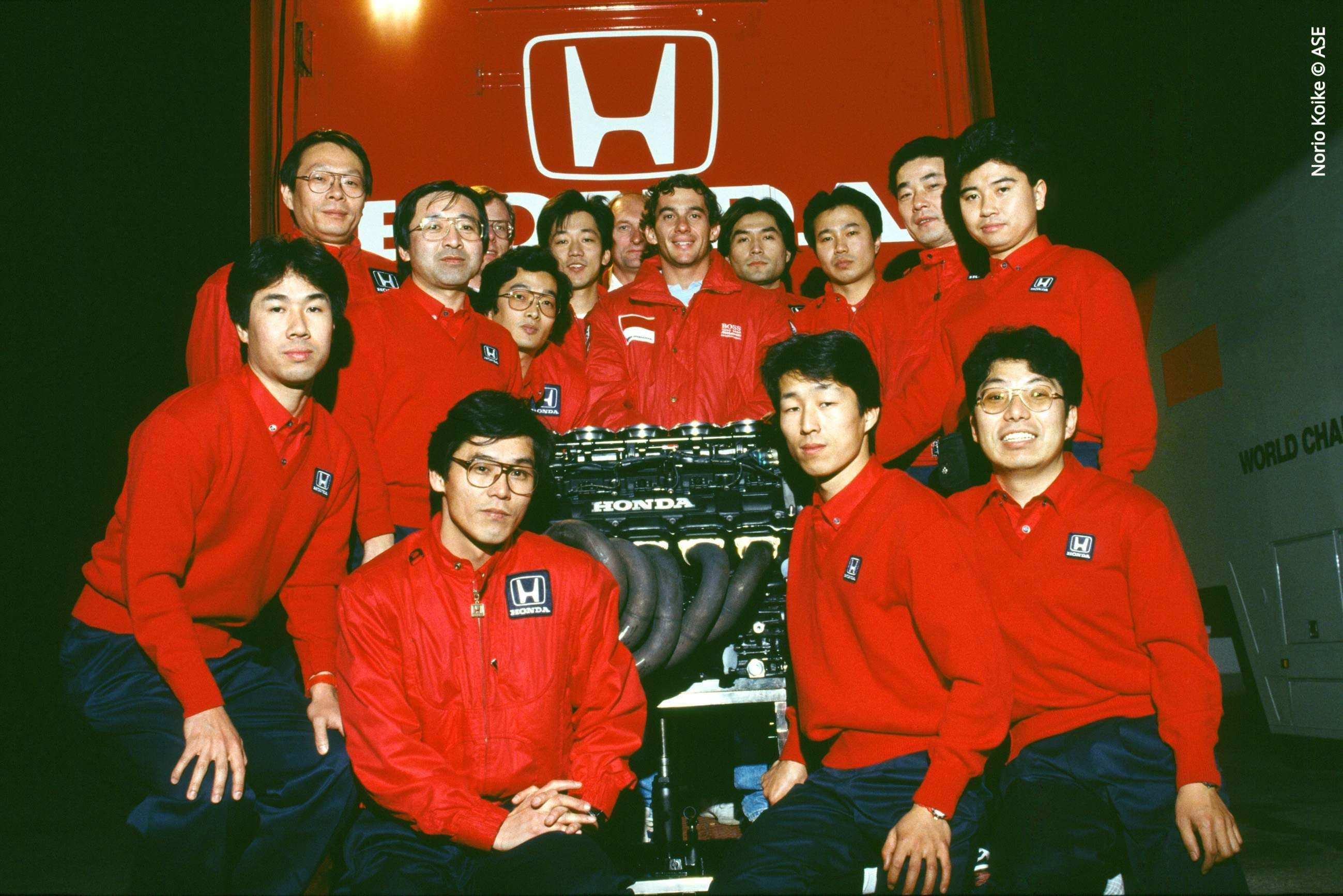 Ayrton Senna, Honda mühendisleriyle