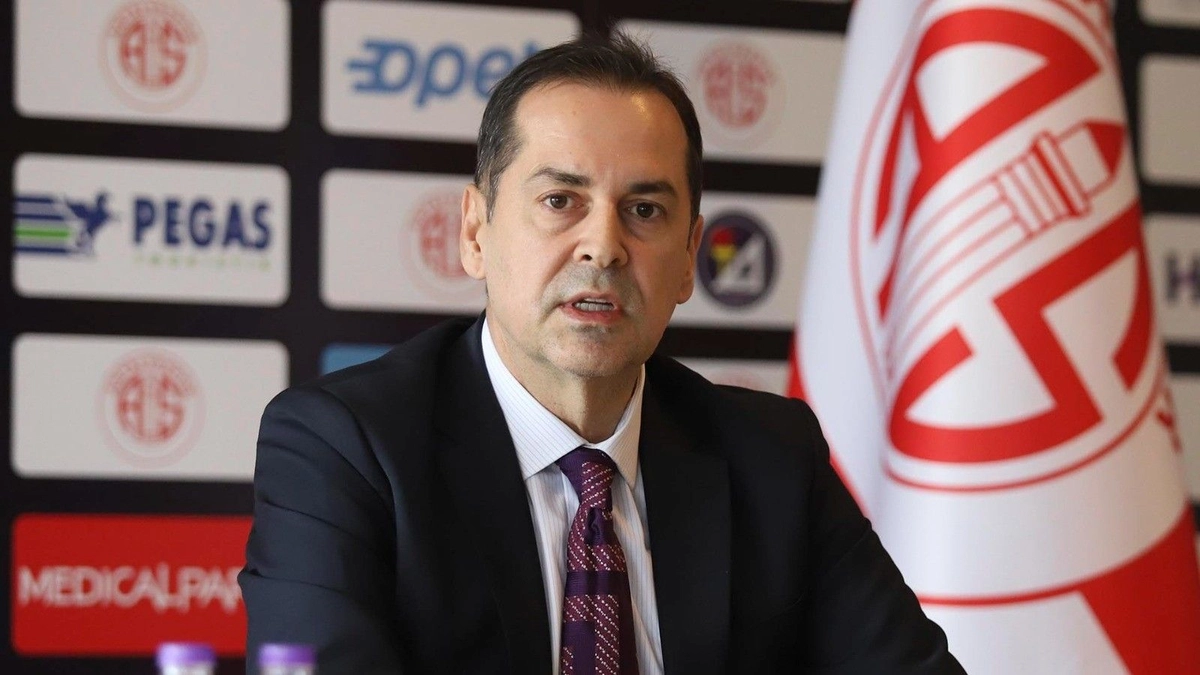 Antalyaspor Başkanı Rıza Perçin: "Gemi su alacak diye atlayacak değiliz!"