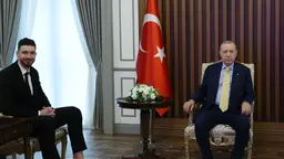 Cumhurbaşkanı Erdoğan, Alperen Şengün'ü kabul etti