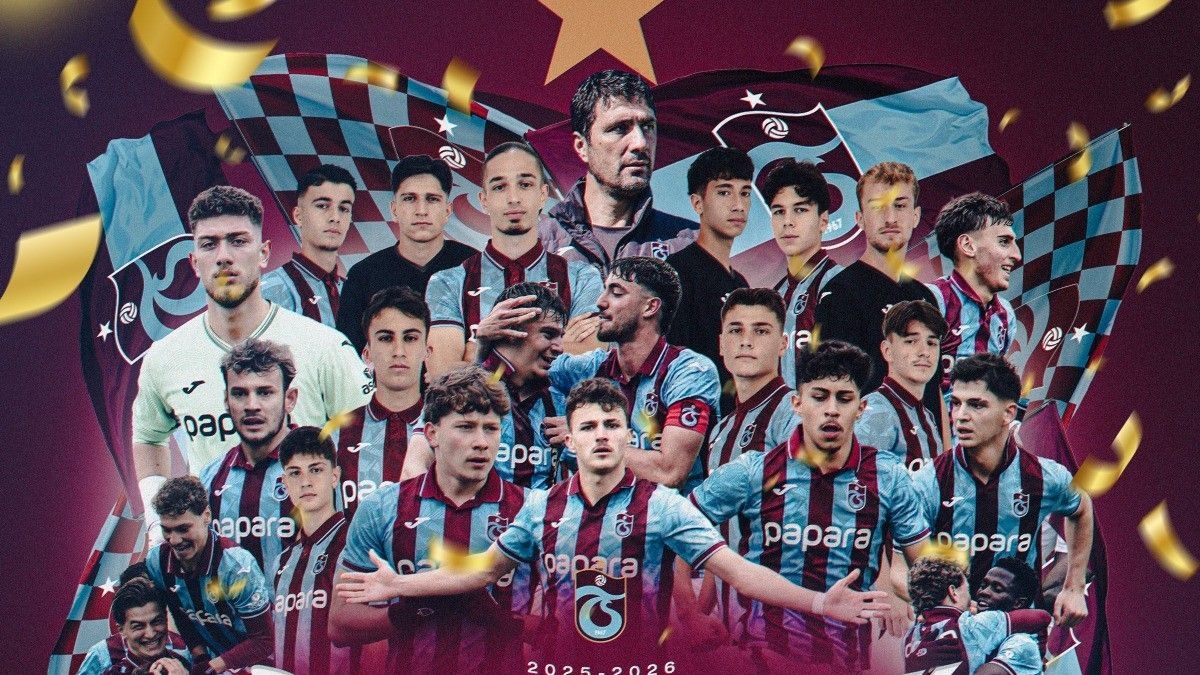 U19 PAF Ligi'nde şampiyon Trabzonspor! Üst üste üçüncü kez