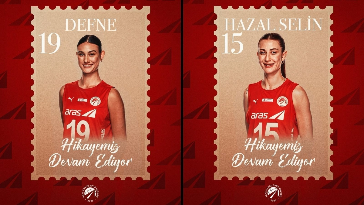 Aras Kargo'da iki voleybolcunun sözleşmesi uzatıldı