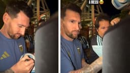 Messi'den alkış alan hareket! Tekerlekli sandalyedeki gazeteciyi geri çevirmedi