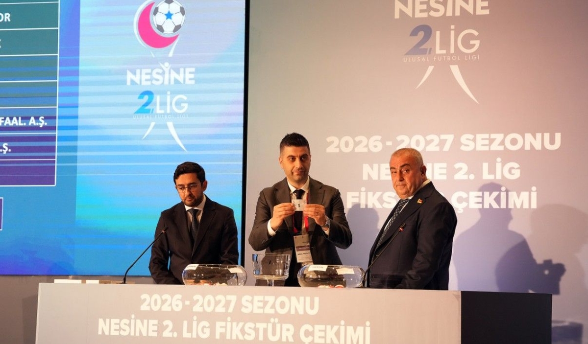 TFF 2. Lig'de 2026-2027 sezonu fikstür çekimi yapıldı