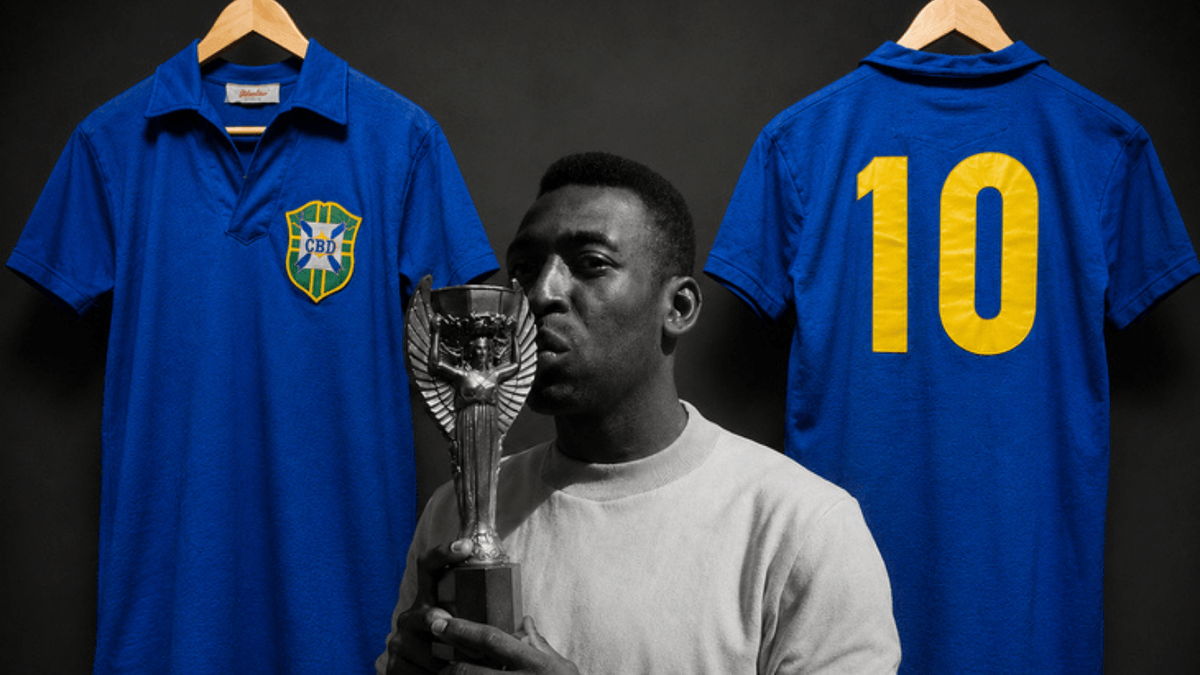 Pele'nin 1958 Dünya Kupası finali forması rekor fiyata satıldı!