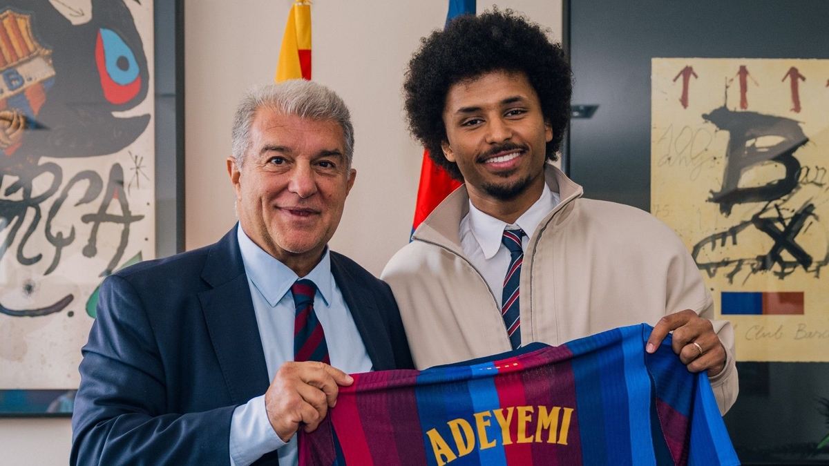 Karim Adeyemi, Barcelona'da!