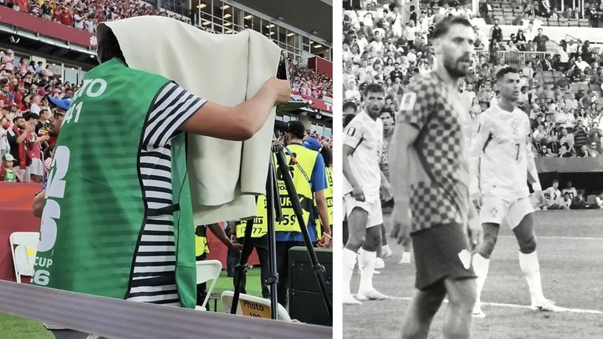 Mısırlı foto muhabiri, 2026 FIFA Dünya Kupası'nı 96 yıllık körüklü kamerayla fotoğrafladı