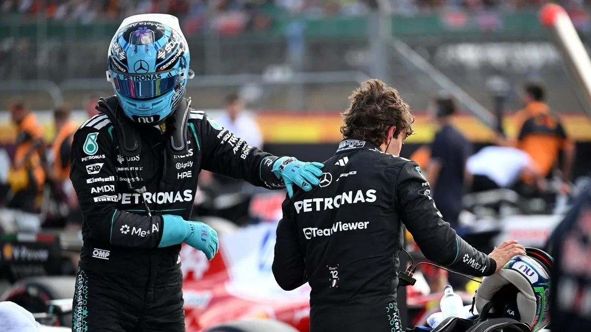 Mercedes'te kriz iddiasına Russell nokta koydu