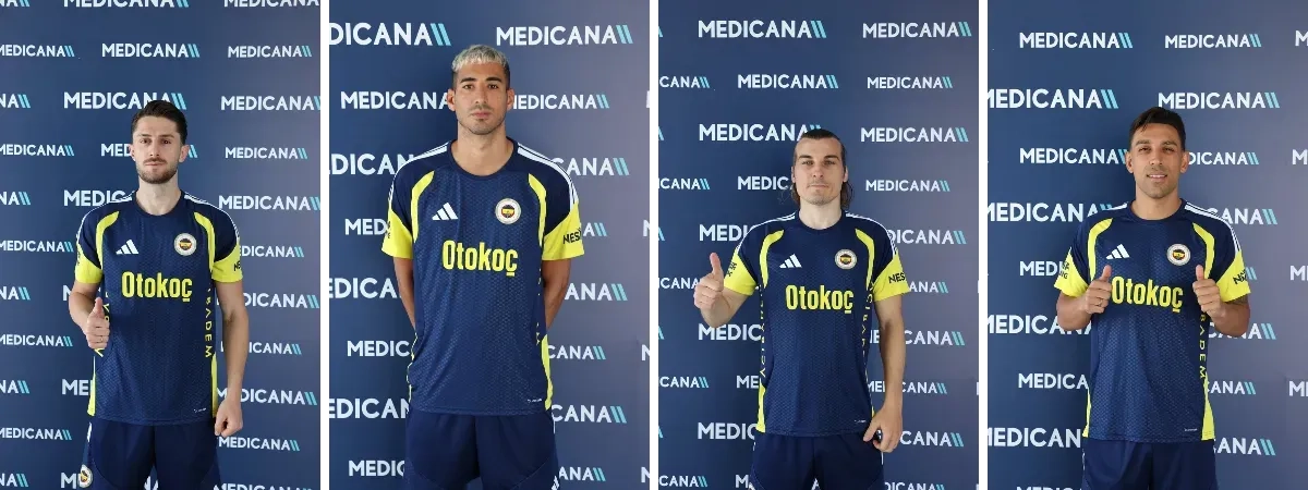 Fenerbahçe'de 7 milli futbolcu sağlık kontrolünden geçti