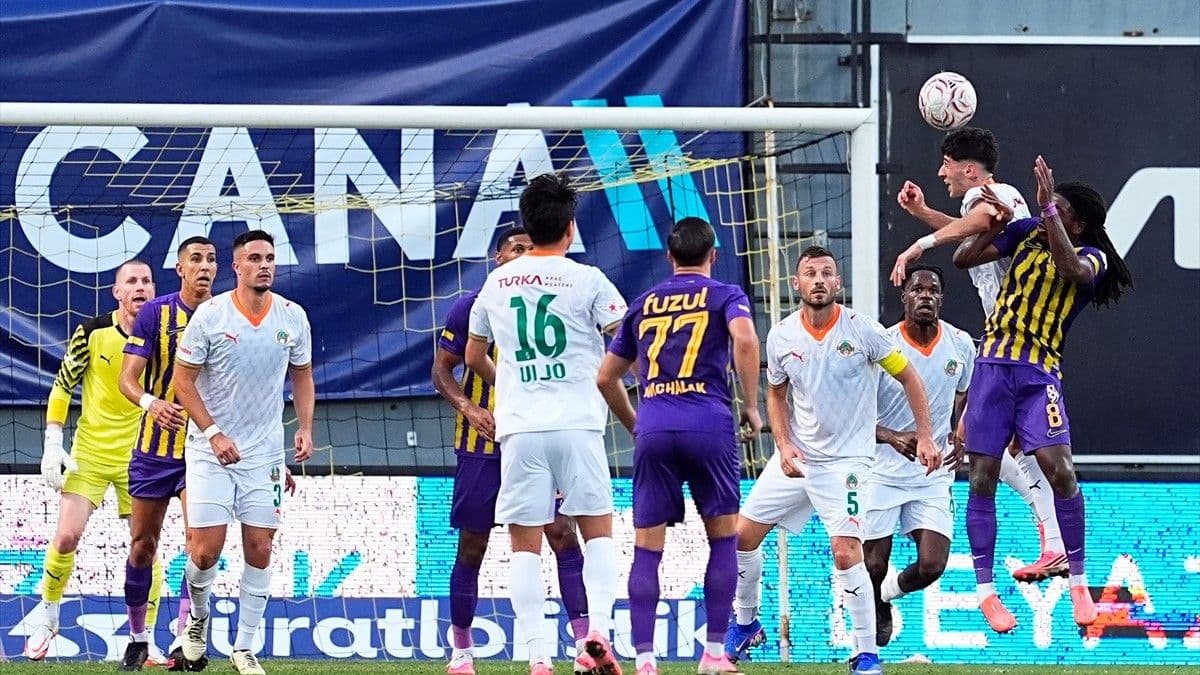 (GENİŞ ÖZET) Eyüpspor - Alanyaspor MAÇ SONUCU: 1-1