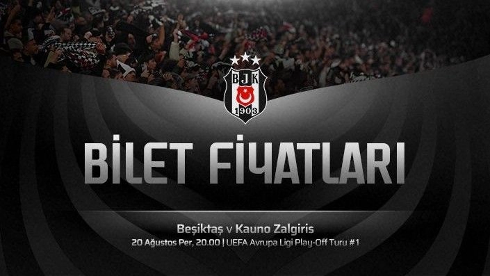 Beşiktaş-Kauno Zalgiris maçının bilet fiyatları belli oldu!