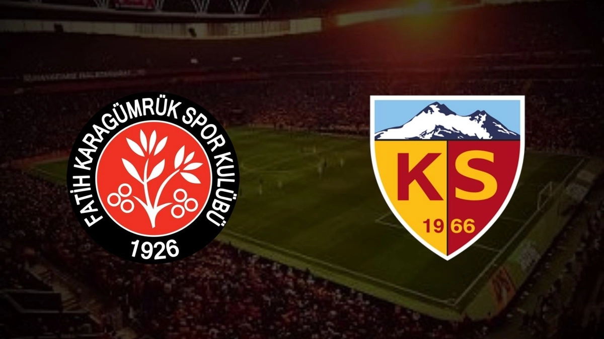 Fatih Karagümrük - Kayserispor maçı canlı izle linki (Şifresiz canlı maç izle)
