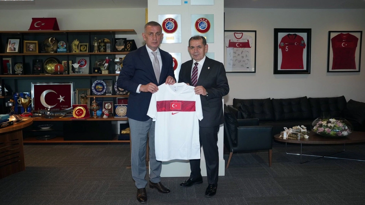 Dursun Özbek'ten TFF Başkanı İbrahim Hacıosmanoğlu'na ziyaret!