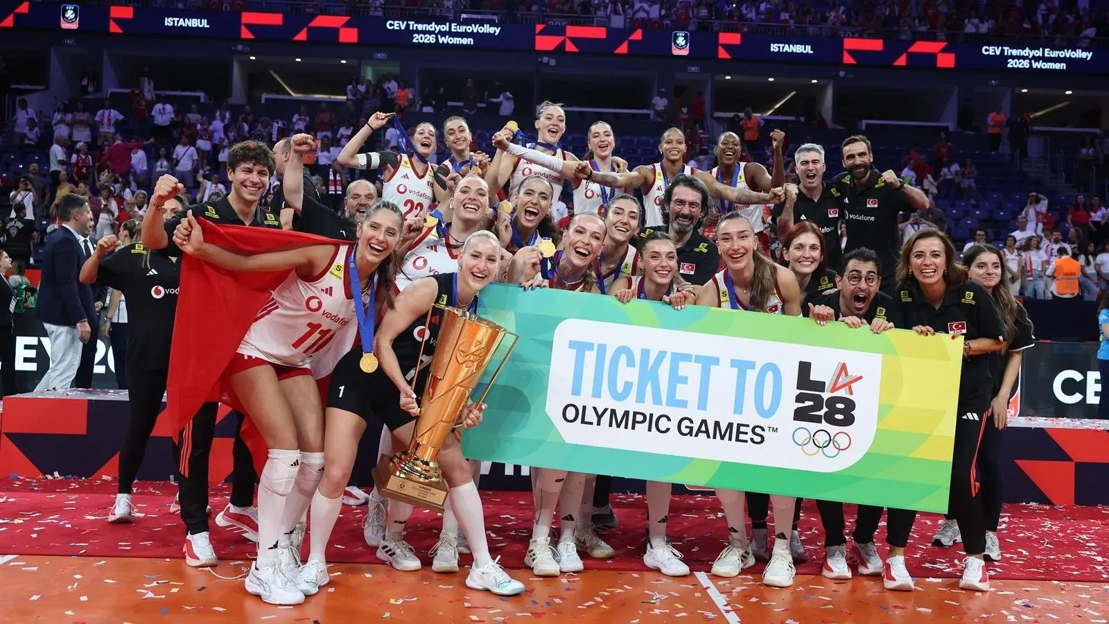 Filenin Sultanları, Avrupa'dan Olimpiyat biletini alan ilk takım oldu!