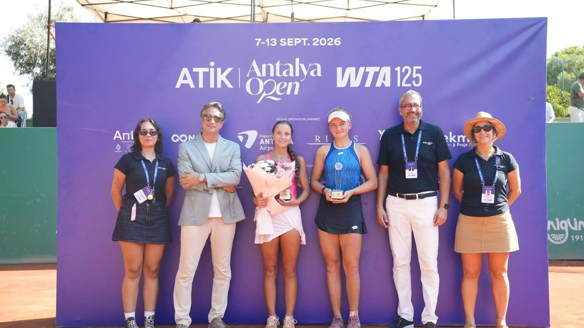 Antalya Open WTA 125’te şampiyonlar belli oldu!